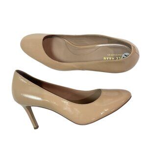 Cole Haan Nude Patent Leather Heels